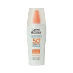 Cr�me solaire lait corps visage spf 50 + haute protection peau sensible sun corine de farme - le flacon ...