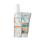 Crme solaire peau fragile et sensible trs haute protection spf 50 + uvb + uva rsistant  l'eau aderma ...
