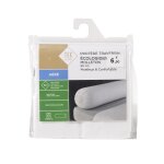 Protège traversin blanc molleton coton bio 90 cm tex bio - le protège oreiller Protège traversin blanc molleton coton bio 90 cm tex bio - le protège oreiller