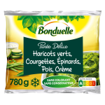 Pure dlice aux haricots, courgettes, pinards, pois et crme bonduelle - le sachet de 780g