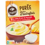 Pure  la crme et noix de muscade carrefour - la boite de 4 sachets - 500g