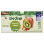 Compotes bébé dès 6 mois pomme kiwi acérola bledina - les 4 pots de 100g Compotes bébé dès 6 mois pomme kiwi acérola bledina - les 4 pots de 100g