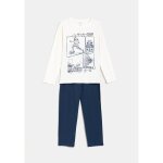 Pyjama garon blanc cass 13 - 14 ans tex