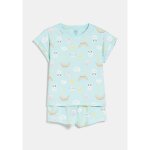 Pyjashort fille turquoise 7 - 8 ans tex