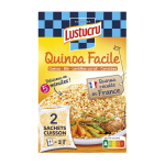 Quinoa facile bl lentilles corail et carottes lustucru - la boite de 2 sachets de 300g