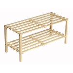 Range chaussures en bois - coloris naturel carrefour - le range chaussures Range chaussures en bois - coloris naturel carrefour - le range chaussures
