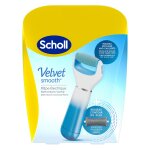 Rpe electrique anti callosits velvet smooth scholl - la rpe + le rouleau + 4 piles