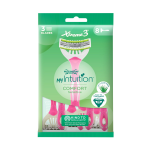 Rasoir jetables femme peau sensible xtreme 3 my intuition comfort wilkinson - le sachet de 8 rasoirs