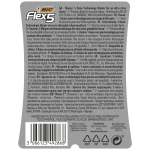 Rasoirs jetable pour homme 5 lames flex 5 bic - le paquet de 3 rasoirs