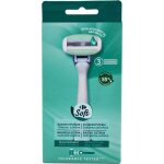 Rasoir systme 3 lames peau sensible pour femme carrefour soft - le rasoir