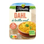 Recette dahl de lentilles corail florette - les 2 barquettes de 175g