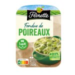 Recette fondue de poireaux florette - les 2 barquettes de 175g