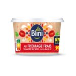 Recette fromagre tomates sches, ail et basilic blini - le pot de 150g