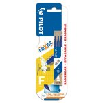 Recharge bleu pour roller effaable pointe fine x3 pilot - le lot de 3 recharges