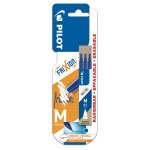 Recharge bleu pour roller effaable pointe moyenne x3 pilot - le lot de 3 recharges