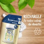 Recharge crme de douche extra douce au lait le petit marseillais - le flacon de 500ml