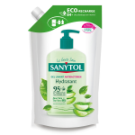 Savon liquide recharge mains action anti - bactrienne hydratant alo vera et th vert bio sanytol - ...