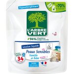 Lessive liquide peaux sensibles famille et bb hypollergnique ecolabel l'arbre vert - la recharge de ...