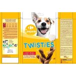 Friandises pour chien adulte boeuf volaille carrefour companino - le sachet de 8 - 140g
