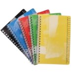 Rpertoire 11x17 cm - papier quadrill 5x5 mm - 100 pages carrefour home - coloris alatoire