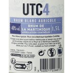 Rhum blanc de la martinique utc4 - la bouteille d'1, 5l