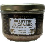 Rillettes de canard au foie gras - le pot de 180 g