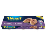 Rillettes de canard henaff - les 3 boites de 72g