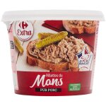 Rillettes du mans carrefour extra - le pot de 220g