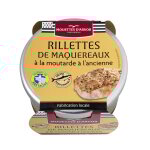 Rillettes de maquereaux  la moutarde  l'ancienne les mouettes d'arvor - le bocal de 125g
