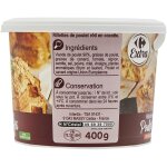 Rillettes de poulet rti carrefour extra - le pot de 400g
