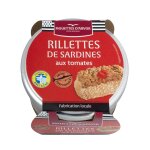 Rillettes de sardines aux tomates les mouettes d'arvor - le bocal de 125g