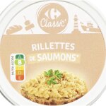 Rillettes de saumons carrefour classic' - le pot de 125g