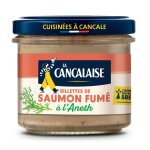 Rillettes de saumon fum  l'aneth la cancalaise - le bocal de 100g