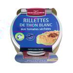 Rillettes de thon blanc aux tomates sches les mouettes d'arvor - le bocal de 125g