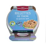 Rillettes de thon au poivre vert les mouettes d'arvor - le bocal de 125g