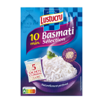 Riz basmati long parfum 10 min lustucru - les 5 sachets de 180g