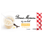 Riz au lait  la vanille naturelle bonne maman - les 4 pots de 100g