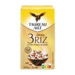 Riz long blanc rouge et sauvage taureau aile - le paquet de 500g