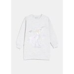 Robe fille gris 3 - 4 ans la reine des neiges disney