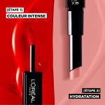Rouge  lvres duo longue tenue 24h teinte captivated by cerise (701) infaillible l'oreal paris - le ...