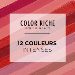 Rouge  lvres mat longue tenue teinte rose activist (188) color riche intense volume matte l'oreal paris ...
