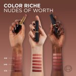 Rouge � l�vres mat velours teinte intense (570) color riche nudes of worth l'oreal paris - le rouge � ...