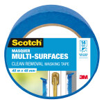 Ruban masquer multi - couches multi - surfaces bleu 40mx48mm scotch - le ruban de 40mx48mm