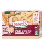 Sabl�s emmental de franche - comt� et thym bio babybio - le paquet de 72g
