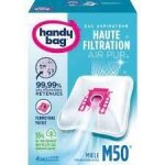 Sac aspirateur handy bag m50 handy bag - le lot de 4 sacs + 1 filtre