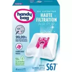 Sac aspirateur handy bag s67 handy bag - le lot de 4 sacs + 1 filtre