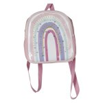 Sac  dos fille rose tex