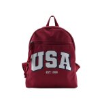 Sac  dos garon bordeaux tex
