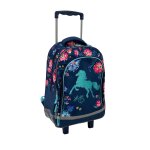 Sac  dos  roulettes bleu carrefour - le sac  dos  roulettes
