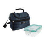 Sac lunch + boîte de conservation en verre artic zone - le kit sac et récipient Sac lunch + boîte de conservation en verre artic zone - le kit sac et récipient